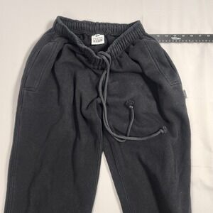 Pro‎ Club Heavyweight Fleece Sweatpants Black Joggers Small Drawstring Pockets